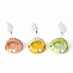 Arched Cat Track Toy With Teaser Stick