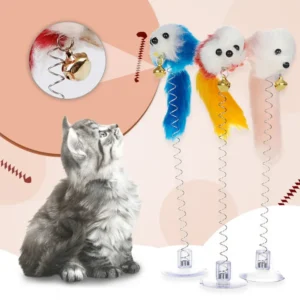 Cat Suction Spring Toy (01 Piece)