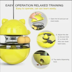 Tumbler Treat & Food Dispenser