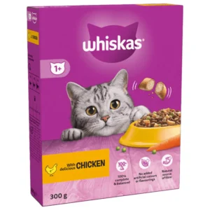 WHISKAS Dry Cat Food Chicken 1+ Years